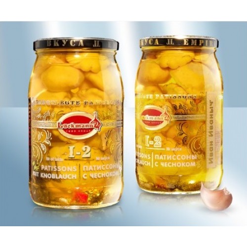 Патиссоны Хозяин с чесноком, 900 мл