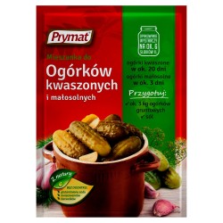 Смесь для приготовления маринованных и малосолёных огурцов "Prymat" 40г