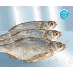 Лещ (Abramis brama) с головой, не потрошеная, соленая, сушеная, Астраханская, замороженная, ~500г
