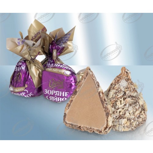 Трюфель "Звездный блеск" шоколадные, со вкусом капучино, 300гр