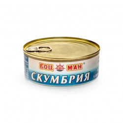 Скумбрия в масле, "Bozman", 240 г
