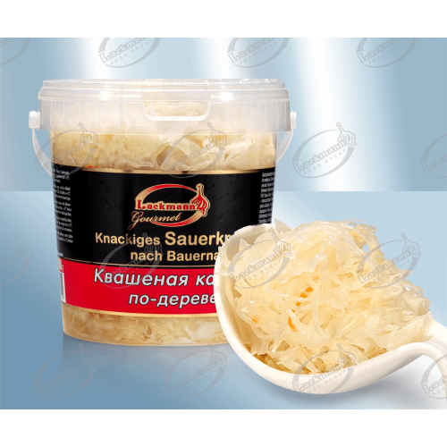 Квашеная капуста по-деревенски (чистый вес 700г)