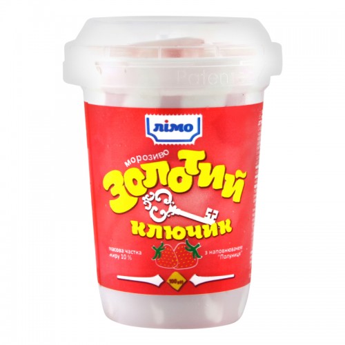 Мороженое со вкусом клубники, 100г