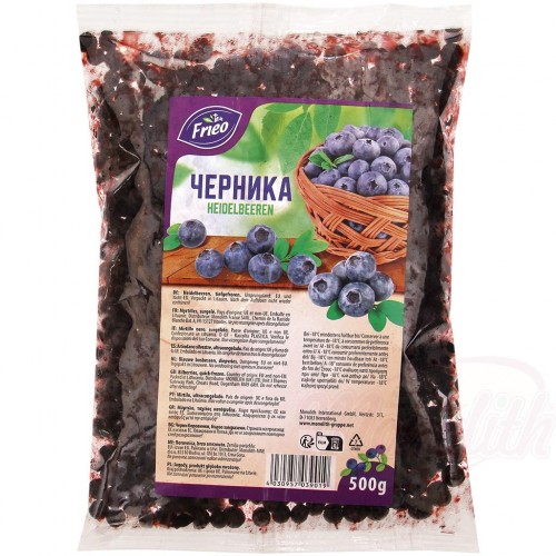 Черника, замороженная, 500г