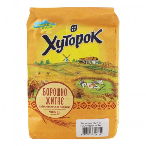 900 Г МУКА РЖАНАЯ "ХУТОРОК"