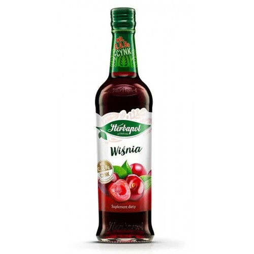 "Herbapol" - Сироп со вкусом вишни, 420 мл