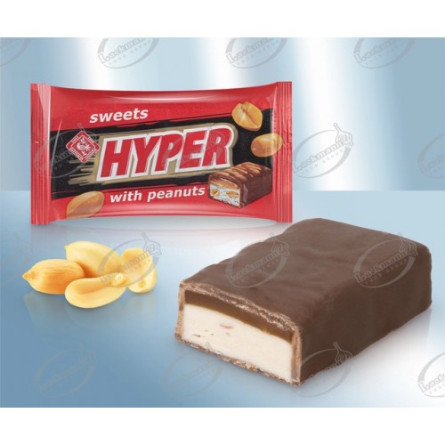 Конфеты "Хайпер" с жареным арахисом, 300гр