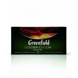 ЧАЙ GREENFIELD Черный "Golden Ceylon" в пакетиках, 25х2гр