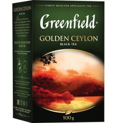 ЧАЙ GREENFIELD Черный цейлонский "Golden Ceylon" фасованный, 100гp