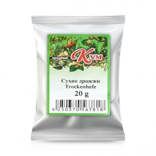  Сухие дрожжи, "Щедрый Кум", 20 г