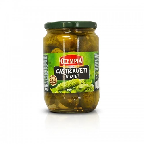 720 Г ОГУРЦЫ В УКСУСЕ 6-9 СМ "ОЛИМПИЯ"