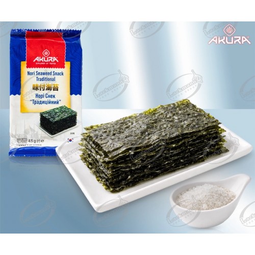 Закуска из жареного нори, (Porphyra Tenera)