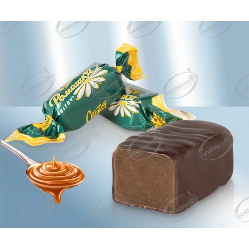 Конфеты "Ромашка" в шоколадной глазури, со вкусом вареной сгущёнки, 300гр