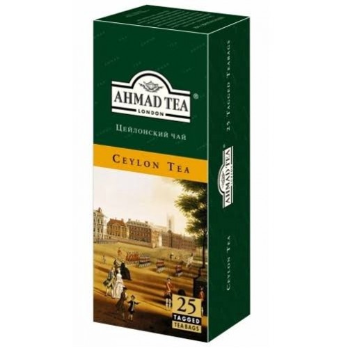 Чай черный "Ahmad Tea" Цейлонский 25 пакетиков