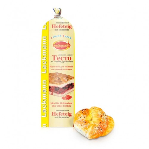 Тесто сдобное, сладкое, (дрожжевое), замороженное 