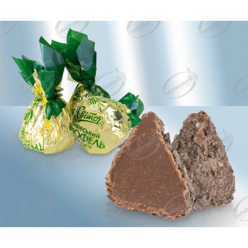 Конфеты "Трюфель Львовский", шоколадный с орехом, 300гр