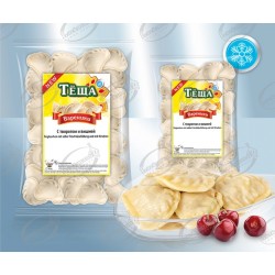 Вареники со сладкой начинкой из творога и вишни, 800г