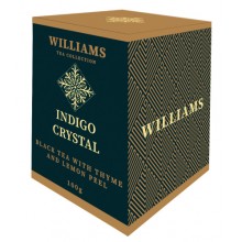 Чай черный байховый цейлонский "Вилльямс Индиго Кристал" с натуральным чабрецом и цедрой лимона, рассыпной