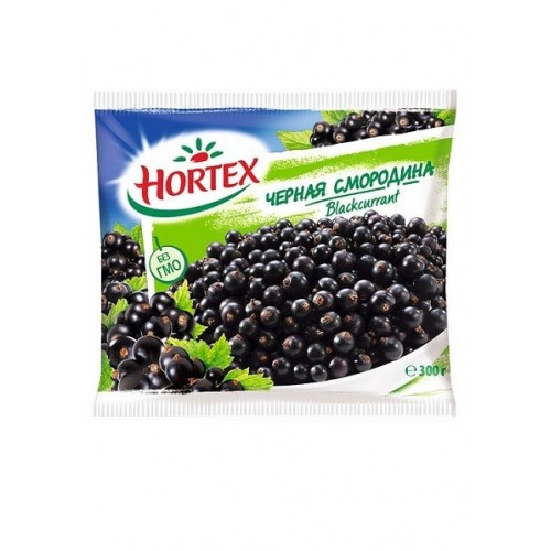 Смородина Hortex черная замороженная 300 гp