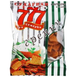 Гренки со вкусом сметаны и зелени, 150гp