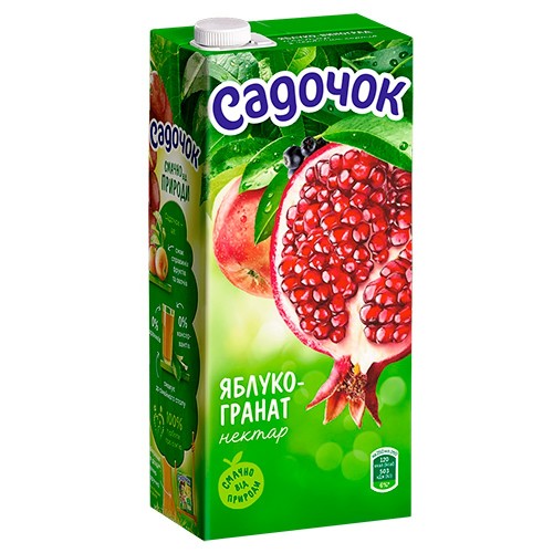 Сок Садочок Яблочно-гранатовый 0,95 л